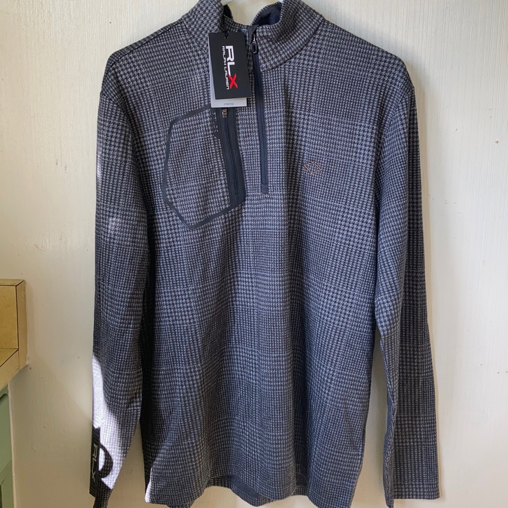 Size L Ralph Lauren Sport Mens Collar Pullover NWT